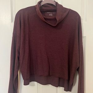 American Eagle Turtleneck Crop Top
